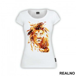 Lion Head Art - Životinje - Majica