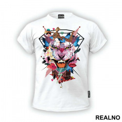 Circus Lion Face - Životinje - Majica