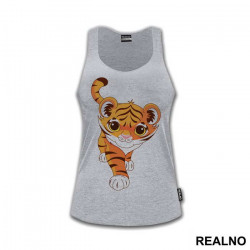 Cute Tiger Illustration - Životinje - Majica