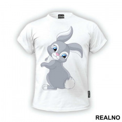 Rabbit Looking At Its Tail - Životinje - Majica Rabbit Looking At Its Tail - Životinje - Majica