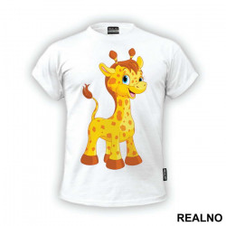 Baby Giraffe Illustration - Životinje - Majica