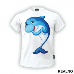 Cute Dolphin Illustration - Životinje - Majica