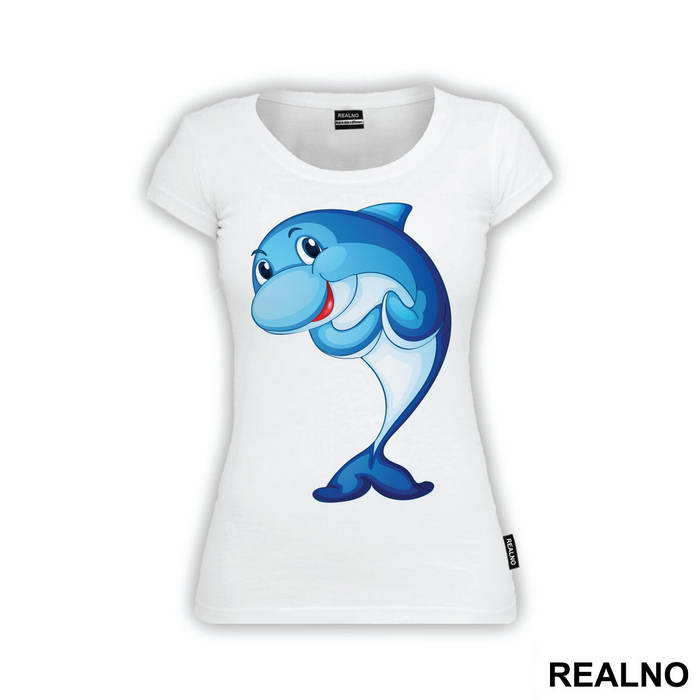 Cute Dolphin Illustration - Životinje - Majica