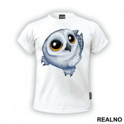 Small Owl With Big Eyes - Životinje - Majica