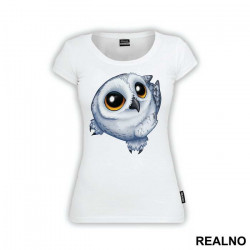 Small Owl With Big Eyes - Životinje - Majica