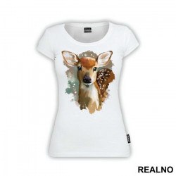 Deer Portrait - Životinje - Majica
