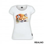 Smiling Orange Fox - Životinje - Majica