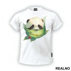 Baby Panda In A Leaf Bag - Životinje - Majica