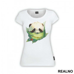 Baby Panda In A Leaf Bag - Životinje - Majica