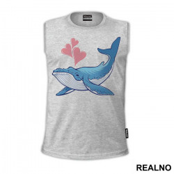 Whale In Love - Životinje - Majica Whale In Love - Životinje - Majica