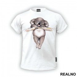 Koala Hanging On - Životinje - Majica