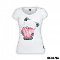 Little Bear Holding A Heart - Životinje - Majica