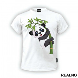 Baby Panda On A Branch - Životinje - Majica