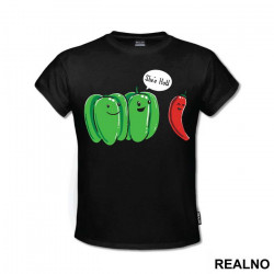 She's Hot - Peppers - Food - Majica