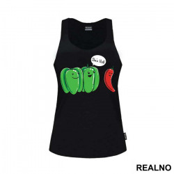 She's Hot - Peppers - Food - Majica