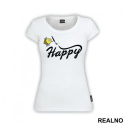 Bee Happy - Humor - Majica