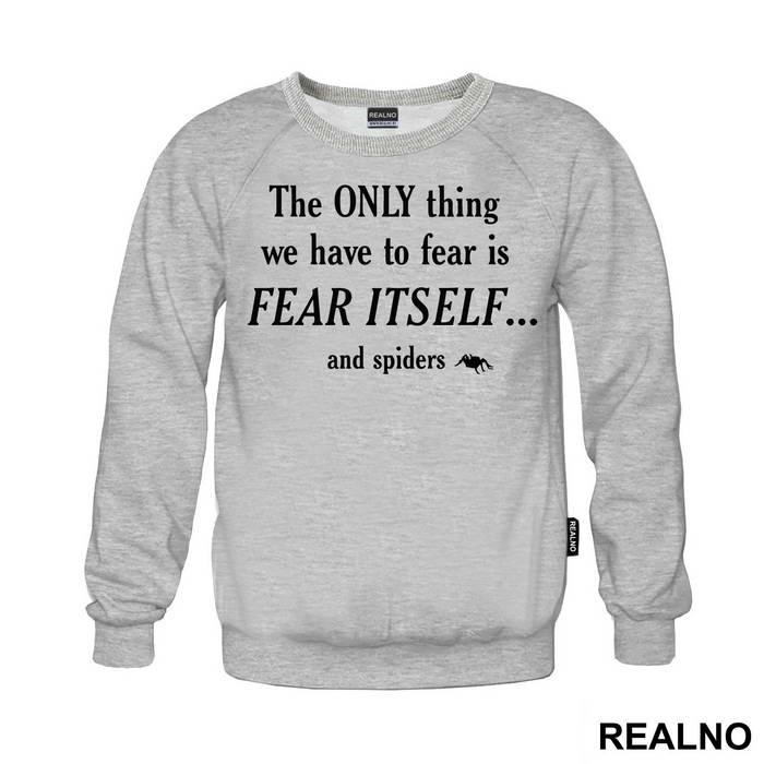 The Only Thing We Have To Fear Is Fear Itself And Spiders - Humor - Duks