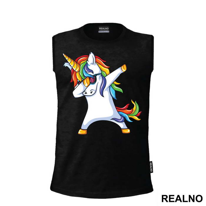 Rainbow Dab - Unicorn - Jednorog - Majica