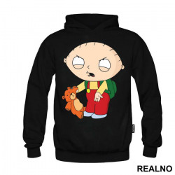 Stewie Holding A Teddy Bear - Family Guy - Duks