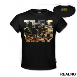 This Is The Way - Double Exposure - Boba Fett - Star Wars - Majica