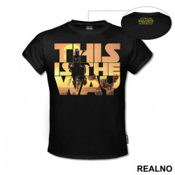 This Is The Way - Double Exposure - Mandalorian - Star Wars - Majica