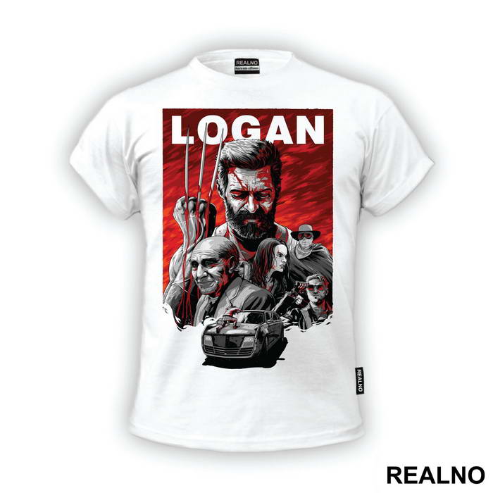 Logan - Red - Wolverine - Majica