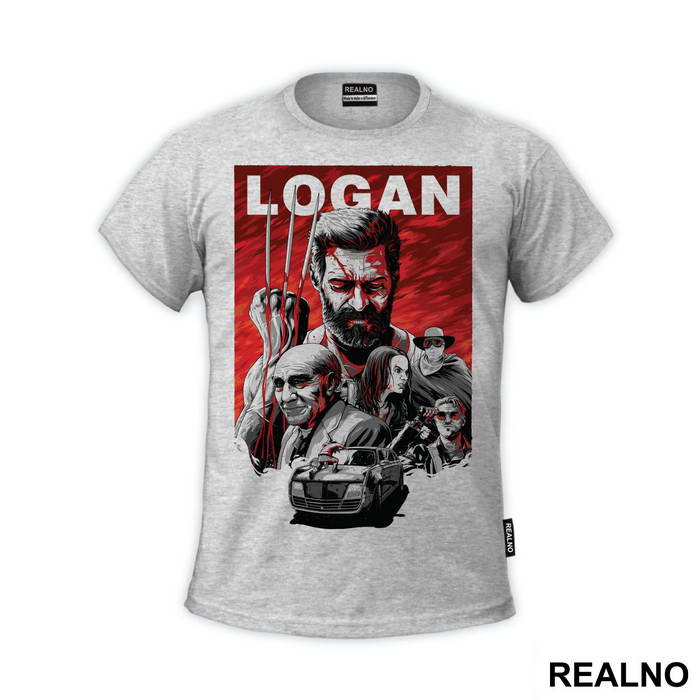 Logan - Red - Wolverine - Majica