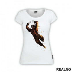 Jumping Into Action - Wolverine - Majica