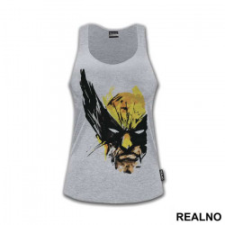 Half Face Illustration - Wolverine - Majica