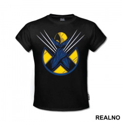 OUTLET - Crna dečija majica veličine 10 -  Wolverine