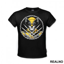 Barb Wire Circle - Wolverine - Majica
