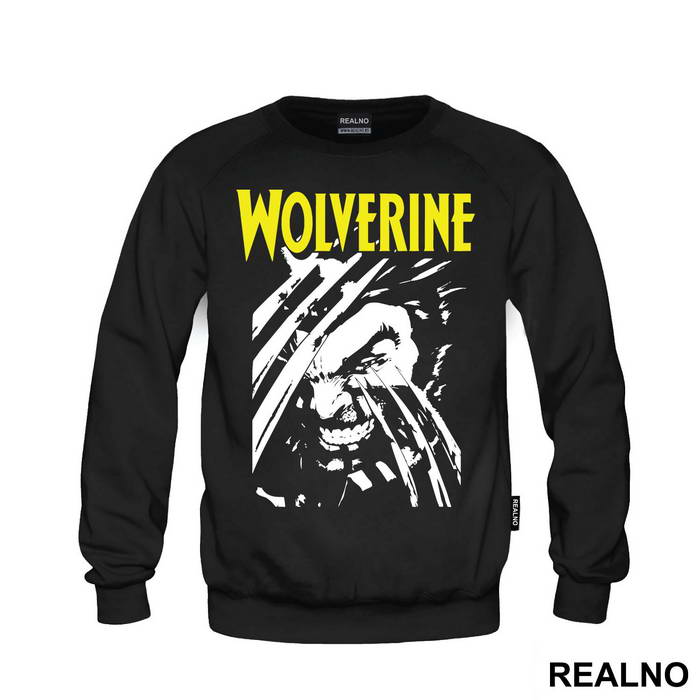 Face And Yellow Logo - Wolverine - Duks