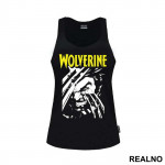 Face And Yellow Logo - Wolverine - Majica