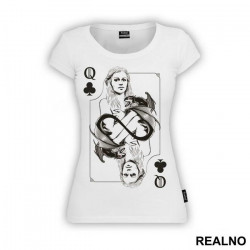 Khaleesi Queen Black Card - House Targaryen - Game Of Thrones - GOT - Majica