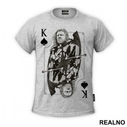 Ned Stark King Black Card - House Stark - Game Of Thrones - GOT - Majica