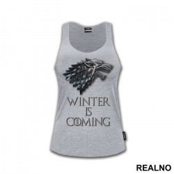 Winter Is Coming - Gray Dire Wolf Sigil - House Stark - Game Of Thrones - GOT - Majica