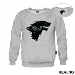 Winter Is Coming Black Dire Wolf Sigil - House Stark - Game Of Thrones - GOT - Duks