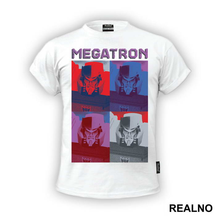 Megatron Retro Art - Transformers - Majica