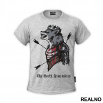 The North Remembers - Bloody Wolf With Arrows - House Stark - Game Of Thrones - GOT - Majica