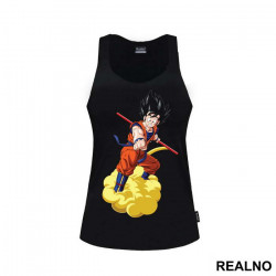 Flying - Nimbus - Goku - Dragon - Ball - Majica