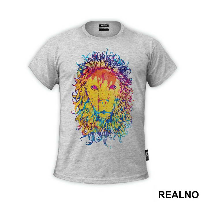 Royalblood Lion Color Spill - Art - Majica