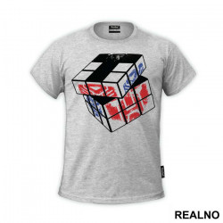 Autobot And Decepticon Rubic's Cube - Transformers - Majica Autobot And Decepticon Rubic's Cube - Transformers - Majica