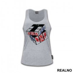 Autobot And Decepticon Rubic's Cube - Transformers - Majica Autobot And Decepticon Rubic's Cube - Transformers - Majica