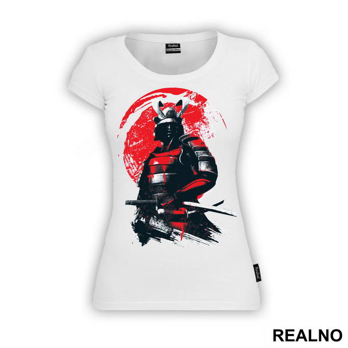 Black And Red Samurai - Art - Majica