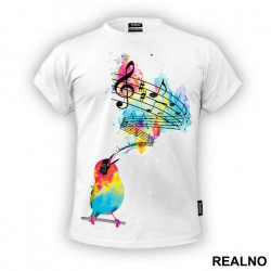 Nightingale Vivid Song - Art - Majica