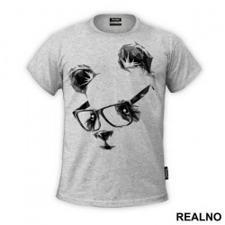 Panda With Glasses - Art - Majica