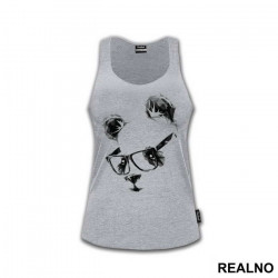 Panda With Glasses - Art - Majica