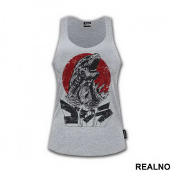 Godzila Japan Black And Red - Art - Majica