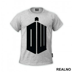 Black Logo - Doctor Who - DW - Majica