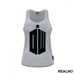 Black Logo - Doctor Who - DW - Majica